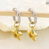 Wholesale Highend Geometric Stainless Steel 18K Gold Plated Women's Earrings