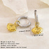 Wholesale Highend Geometric Stainless Steel 18K Gold Plated Women's Earrings