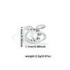 Wholesale Highend Heart Titanium Steel Hollow Ring With Butterfly And Cylindrical Splicing Electroplated Unisex