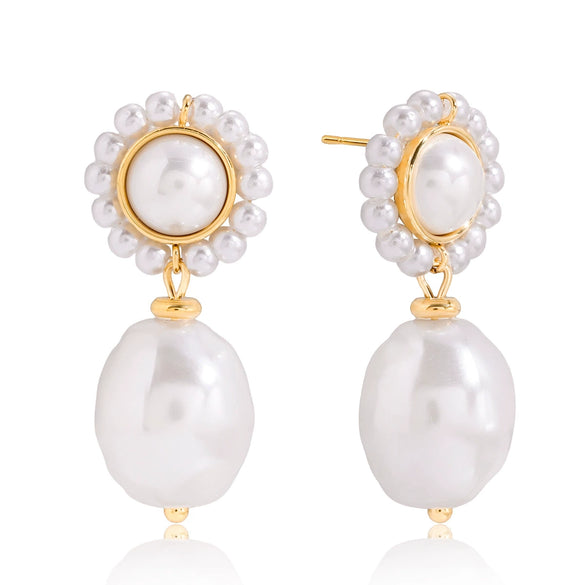Wholesale Highend Minimalist Geometric Stainless Steel Electroplated Earrings For Women