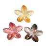 Wholesale Highend Plastic And Resin Hairpin With Plumeria Design And Electroplating Processing For Women