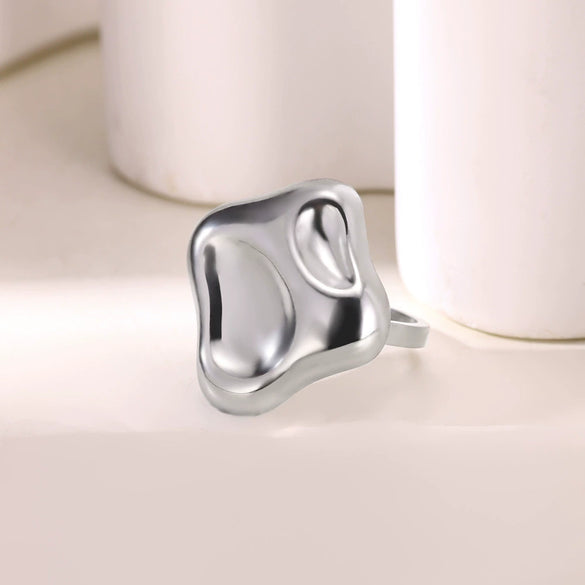 Wholesale Highend Stainless Steel Electroplated Butterfly Love Ring For Women With Geometric And Animal Patterns