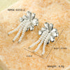 Wholesale Highend Stainless Steel Geometric Flower Earrings For Women With Electroplating Treatment Fashion Design