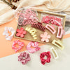 Wholesale Highgrade Cloth Handmade Hair Accessories Hairpin Hairband Suit Hair Tie Large Intestine Hairband Grip Clip With High Elasticity