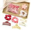 Wholesale Highgrade Cloth Handmade Hair Accessories Hairpin Hairband Suit Hair Tie Large Intestine Hairband Grip Clip With High Elasticity
