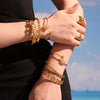 Wholesale Highquality 5A Zircon Buckle Bracelet In Fashionable And Simple Style Made Of Stainless Steel With Electroplating Featuring A Cross Shape