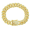 Wholesale Hip Hop Alloy Cuban Chain Necklace With Geometric Diamond Design For Men