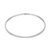 Wholesale Hip Hop Copper Set With Zircon Inlaid One Row Necklace And Tennis Chain