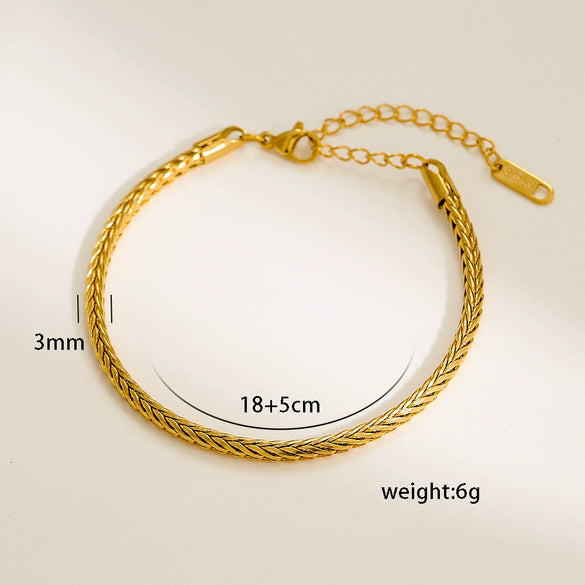 Wholesale Hip Hop Cuban Bracelet Stainless Steel Gold Plated Vshaped Double Row Unisex Distinctive Light Luxury Retro
