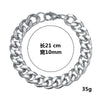 Wholesale Hip Hop Fashion Cool Street Stainless Steel Geometric Polished Unisex Bracelet