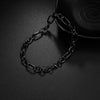 Wholesale Hip Hop Punk Unisex Geometric Stainless Steel Chain Bracelet Jewelry With Electroplating