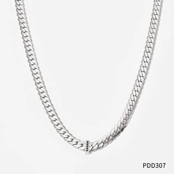 Wholesale Hip Hop Snake Bone Necklace And Bracelet Set For Women Stainless Steel Geometric Design Electroplated