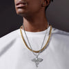Wholesale Hip Hop Style Animal Zodiac Copper Zirconia Pendant Necklace For Men
