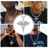 Wholesale Hip Hop Style Animal Zodiac Copper Zirconia Pendant Necklace For Men