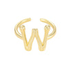 Wholesale Hip Hop Style Copper Ring With Electroplating Treatment And Letter Pattern