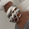 Wholesale Hip Hop Style Exaggerated Irregular Alloy Hammer Bracelet With Electroplating Processing