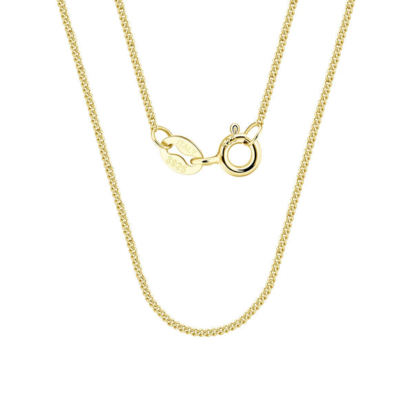 Wholesale Hip Hop Style Geometric Pattern S925 Sterling Silver Cuba Chain Necklace For Men And Women
