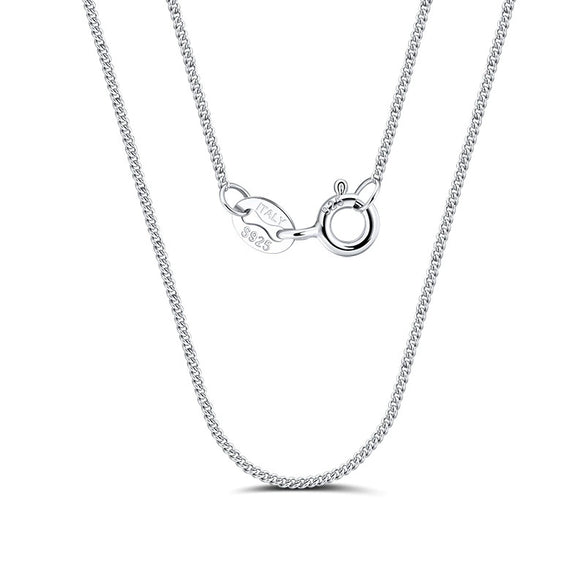 Wholesale Hip Hop Style Geometric Pattern S925 Sterling Silver Cuba Chain Necklace For Men And Women