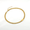 Wholesale Hip Hop Style Geometric Titanium Steel Cuban Chain Gold Jewelry Set With Electroplating For Men And Women