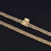 Wholesale Hip Hop Style Geometric Zircon Copper Cuban Chain Bracelet For Men And Women