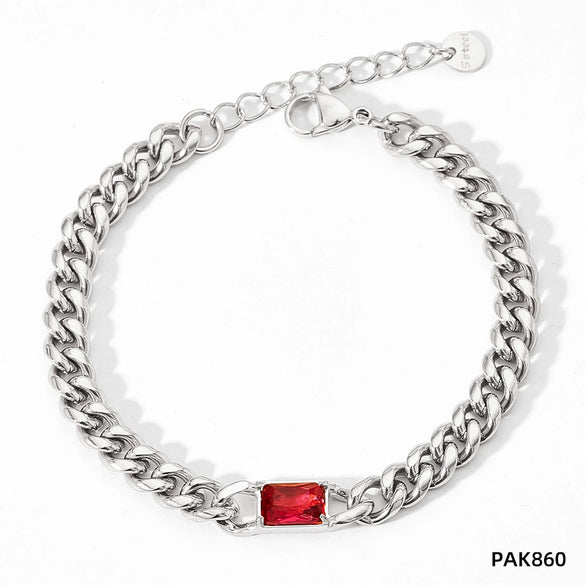 Wholesale Hip Hop Style Stainless Steel Cuban Chain Jewelry Set With Polished Finish Inlaid Zircon And Stars Sun Moon Clouds Universe Pattern Electroplated Clavicle Chain Bracelet