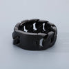 Wholesale Hip Hop Style Stainless Steel Cuban Chain Unisex Necklace And Bracelet With Electroplating