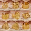 Wholesale Hip Hop Style Stainless Steel Heart Ring And Bracelet Accessories