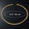 Wholesale Hip Hop Style Titanium Steel Geometric Side Chain Necklace For Men With Electroplating
