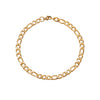 Wholesale Hip Hop Trend Cuban Chain Twist Bracelet Stainless Steel Geometric Electroplated Unisex