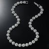 Wholesale Hiphop Alloy Round Geometric Rhinestone Stitching Diamond Necklace For Men