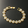 Wholesale Hiphop Alloy Round Geometric Rhinestone Stitching Diamond Necklace For Men