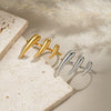 Wholesale Hiphop Claw Open Ring Geometric Stainless Steel Hand Jewelry For Women Electroplated