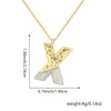 Wholesale Hiphop Copper Pendant Necklace With Letter Pattern And Electroplating Design For Women