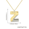 Wholesale Hiphop Copper Pendant Necklace With Letter Pattern And Electroplating Design For Women