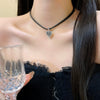 Wholesale Hiphop Fashion Stainless Steel Geometric Pendant Clavicle Chain Necklace For Women Electroplated Metal Accessories