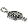 Wholesale Hiphop Jewelry Alloy Geometric Pendant With Electroplating And Bamboo Chain