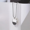 Wholesale Hiphop Personality Pendant Titanium Steel Necklace With Geometric Design For Men And Women