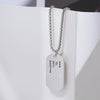 Wholesale Hiphop Personality Pendant Titanium Steel Necklace With Geometric Design For Men And Women