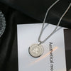 Wholesale Hiphop Personality Pendant Titanium Steel Necklace With Geometric Design For Men And Women