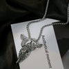 Wholesale Hiphop Personality Pendant Titanium Steel Necklace With Geometric Design For Men And Women