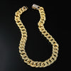 Wholesale Hiphop Punk Style Geometric Alloy Cuban Chain Necklace For Men
