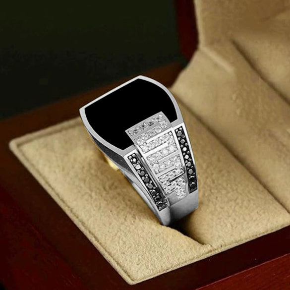 Wholesale Hiphop Ring Metal Geometric Electroplated For Men