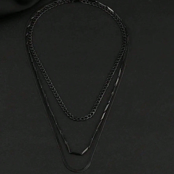 Wholesale Hiphop Snake Bone Chain Titanium Steel Geometric Style Nonwelded Unisex