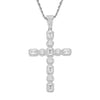 Wholesale Hiphop Square Cross Pendant With Microinlaid Zircon For Men Copper Hiphop Accessories