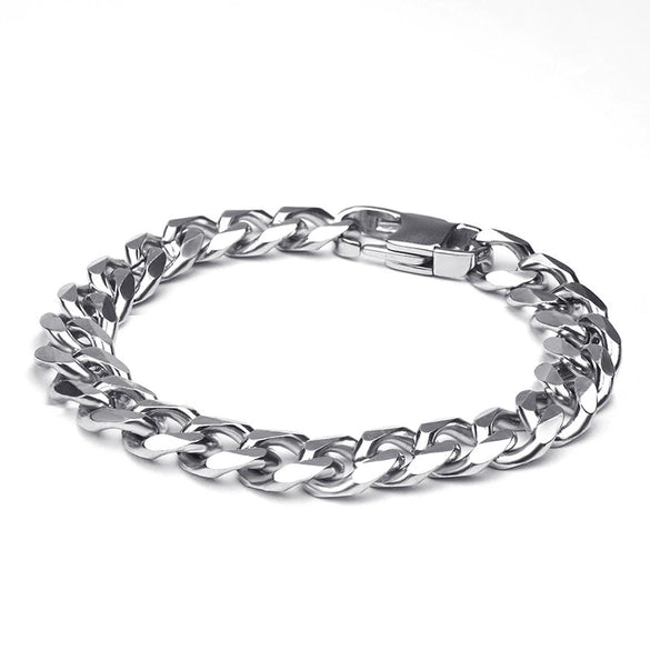 Wholesale Hiphop Stainless Steel Geometric Electroplated Unisex Bracelet