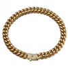 Wholesale Hiphop Stainless Steel Round Geometric Grinding Encrypted Cuban Chain Necklace And Titanium Steel Bracelet