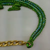 Wholesale Hiphop Style Alloy Diamond Animals Zodiac Star Crocodile Shape Women's Clavicle Chain Necklace