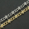 Wholesale Hiphop Style Metal Threedimensional Stars Full Diamond Waist Chain Jewelry