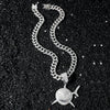 Wholesale Hiphop Style Shark Pendant Necklace Zinc Alloy Material Electroplating Treatment For Men