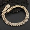 Wholesale Hiphop Style Zirconinlaid Copper Cuban Chain Diamondshaped Necklace Jewelry